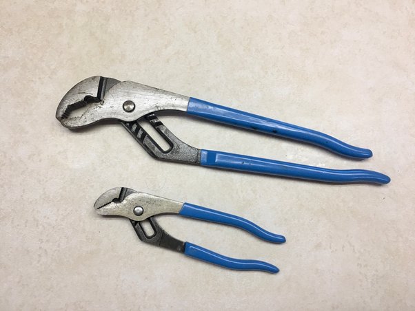 pliers should not be used to