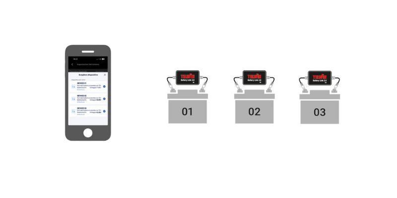 Telwin Battery Link -monitoring multiple batteries