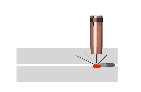 Why do I blow holes ? by welding on one side!