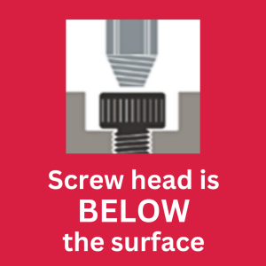 how to unscrew a stripped screw, types of screw heads placement, countersunk screw