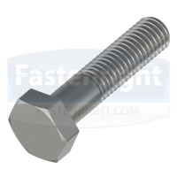 Duplex Stainless Steel Partial Thread Hex Head Screw