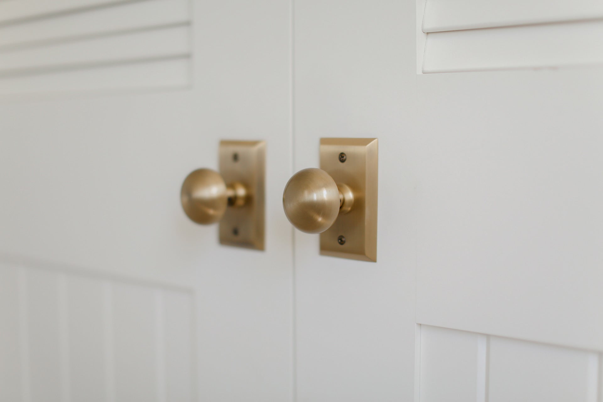 brass closet door hardware