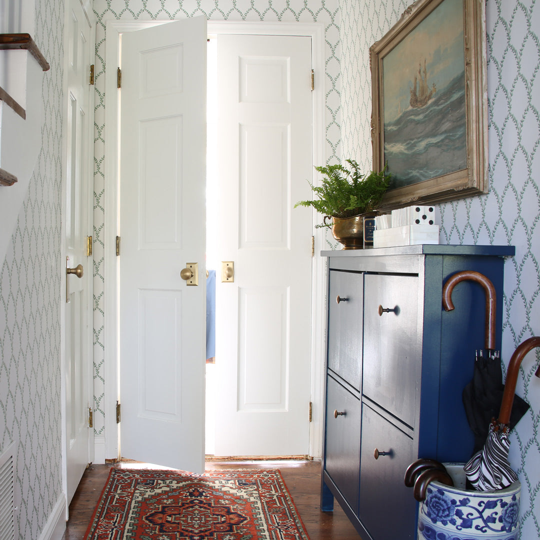 Prepford Wife Hallway with Brass Hardware