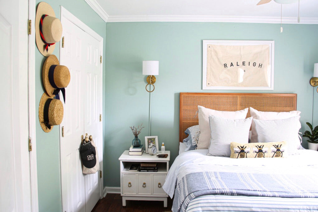 Prepford Wife bedroom with Nostalgic door hardware